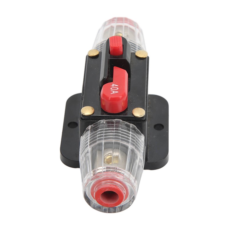 Circuit Breaker Audio Fuse Inline Holder Manual Reset 12V‑48V for