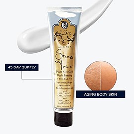 Crema reafirmante corporal orgánica - Reduce la aparición de estrías, cicatrices, sequedad y flacidez de la piel - Adonia StemuTone
