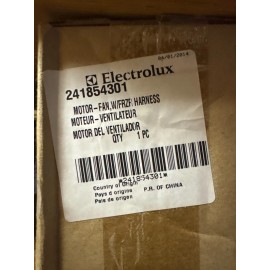 Electrolux Genuine OEM Electrolux 241854301 Refrigerator Evaporator Fan Motor With Harness