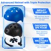 Juego de casco de bicicleta para niños pequeños, casco de