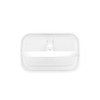 BRABANTIA | Espejo con Bandeja Ajustable | Blanco | 28.3