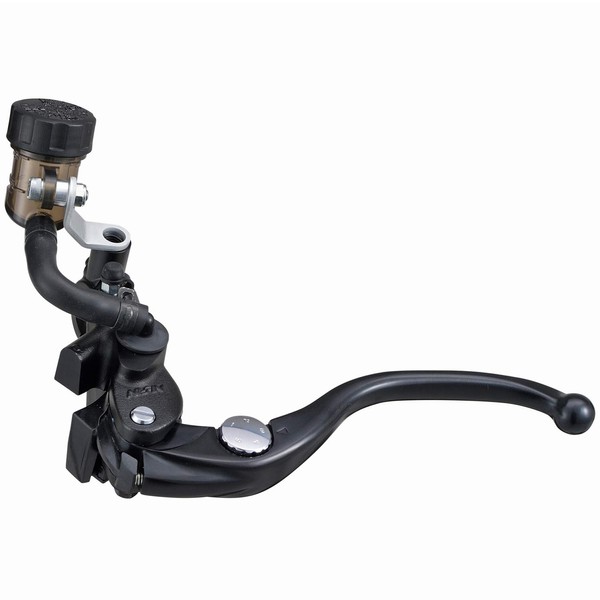 Daytona Nissin 95658 Radial Clutch Master Cylinder, Vertical Diameter 0.7 inches (19 mm), Equivalent to Width 0.6 inches (14 mm), Black Body, Black Lever, Smoke Tank