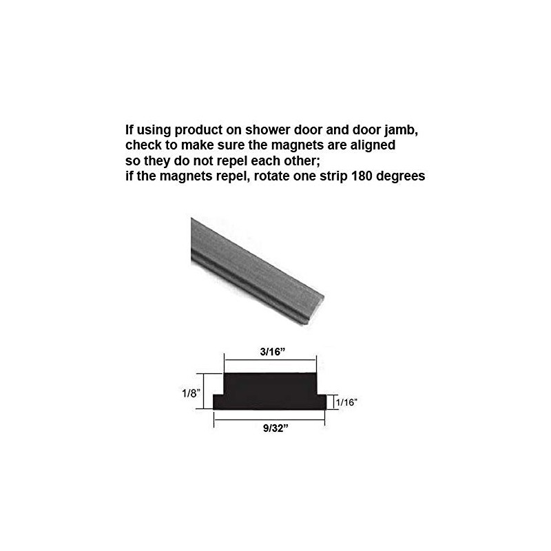 Gordon Glass™ Flexible Magnetic Strip Insert for Framed and Semi-Frameless