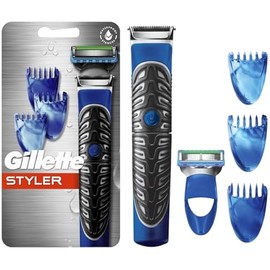 Gillette Styler: Beard Trimmer, Men's Razor & Edger, All Purpose Styler, All-in-one Tool, Shave, Trim & Edge, Waterproof, Fusion Razors for Men / Styler, with 3 Comb Attachments