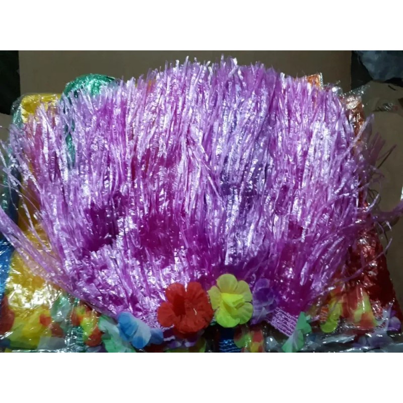 Falda Hawaiana 5 Piezas Disfraz Niña Adulto