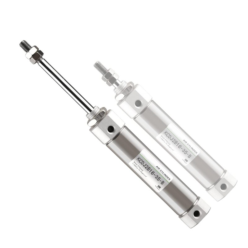 Heschen Slim Air Cylinder, Pneumatic Cylinder CDJ2B 16-35, M5 Port,