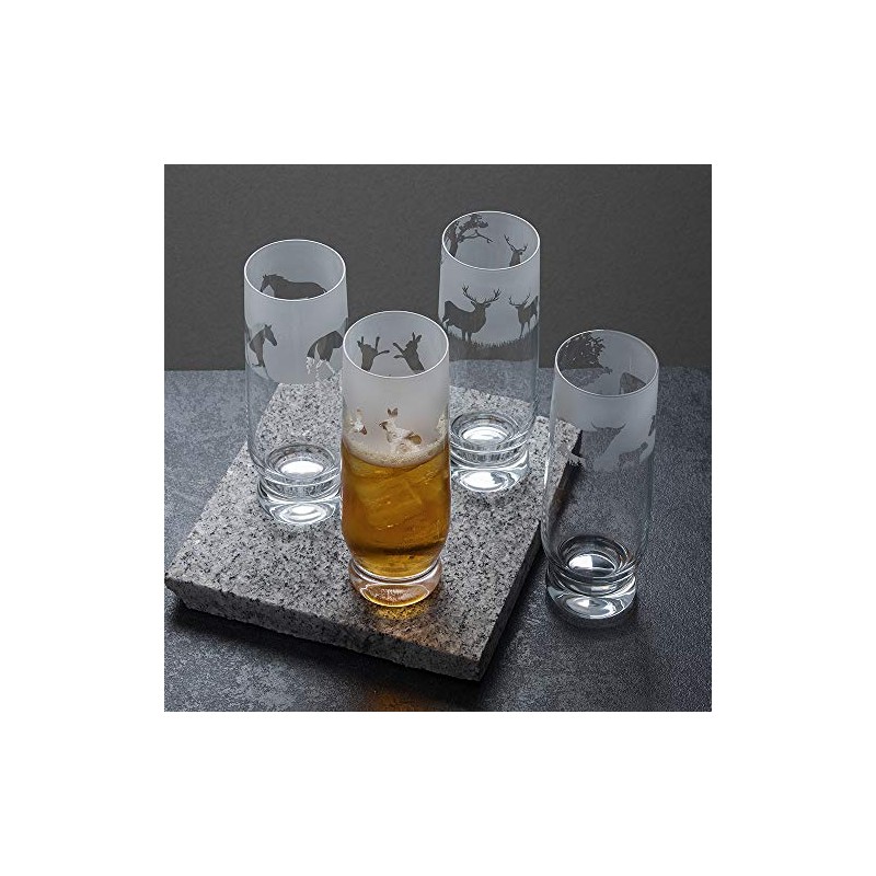 Dartington Crystal TU3407/6/CYCLING Aspect Highball Cycling, 160 mm (H) 38