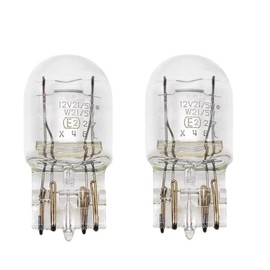 (2 Pack) 7443 Brake Light Bulb/Back-Up Reverse Lights T20 W21/5W (Double Wire) fit for 2009-2017 Honda, Toyota, Mazda,ect Many Brands and Models