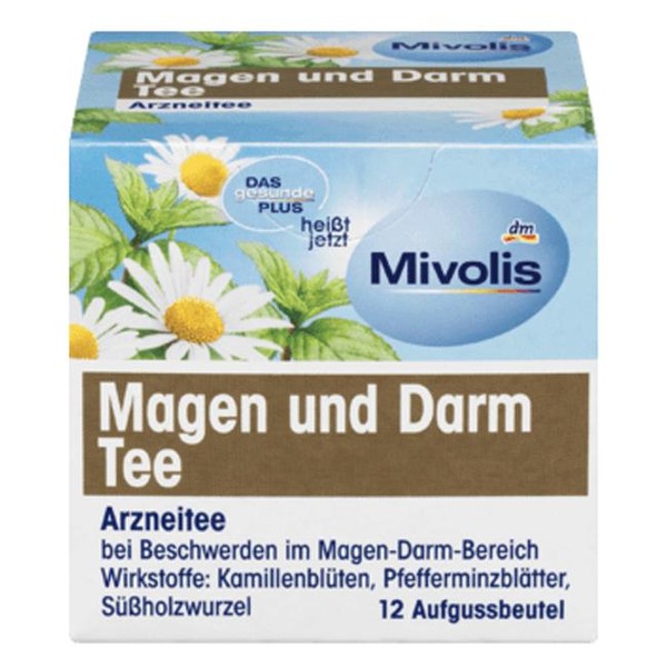 Mivolis Arznei-Tee Magen und Darm Tee (12 x 1,75 g) 21 g