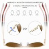 Joopin Gafas de Sol Polarizadas de Metal Hombre Mujer UV400