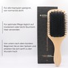 Kerargan - Large natural bamboo brush - Detangles and reduces