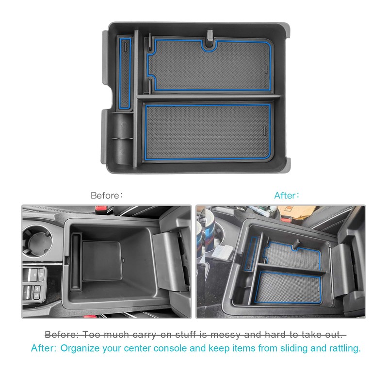 CDEFG 2023 2024 2025 Pilot Center Console Organizer Tray for