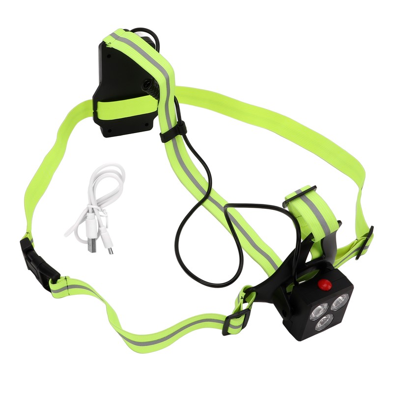 LED Night Running Light Waterproof Adjustable Angle Modes USB Rechargeable