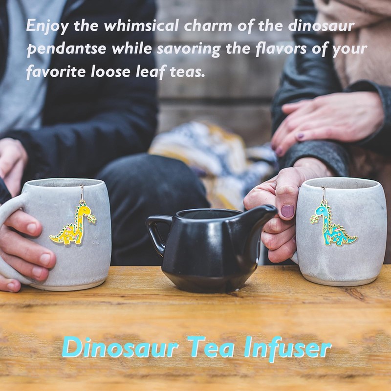 PUSCOBSY Dinosaur Tea Infuser Set - Elevate Your Tea Experience
