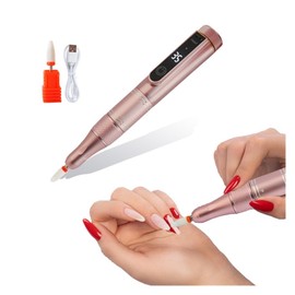 ROLTIN Nail Grinding Machine 35000RPM Rechargeable Nail Drill Machine Portable Manicure Drill Nail Cuticle Tool Salon Nail Cordless Nail Drill for DIY Home or Salon Mani-Pedis