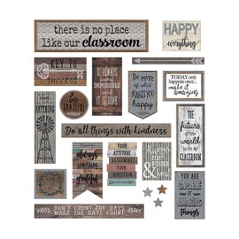 Fun Express Home Sweet Classroom Mini Bulletin Board Set - Educational - Classroom Decorations - Bulletin Board Decor - 20 Pieces