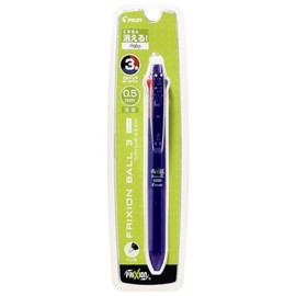 PILOT 1 Pcs PLKFBS60EFL Multi-Color Erasable Ballpoint Pen Frixion Ball 3 Slim 0.5mm Blue