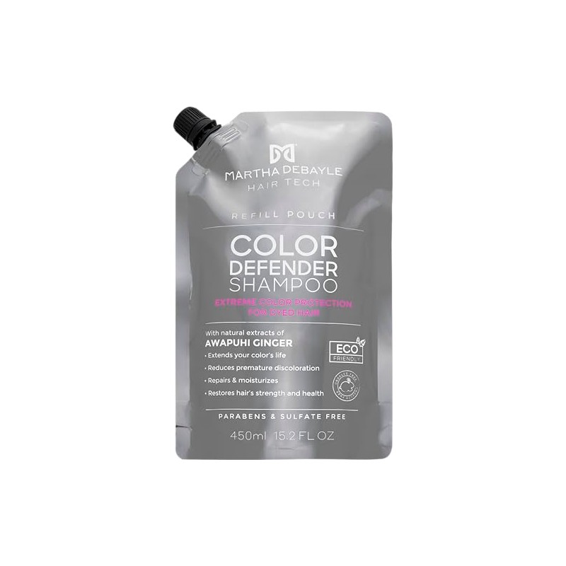 MARTHA DEBAYLE Shampoo REFILL POUCH COLOR DEFENDER. Protección extrema para