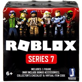 Jazwares Roblox Series 7  Pack [Black Cube, 1 RANDOM Figure & Virtual Item Code]