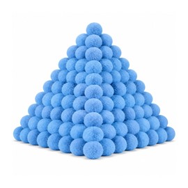 Activated Carbon Pool Filter Balls, 1.5 lbs Reusable Filter Media for Sand Filters, Washable Pool Filtration Balls Help Remove Oils, Organic Debris for Pools, Aquariums & Ponds