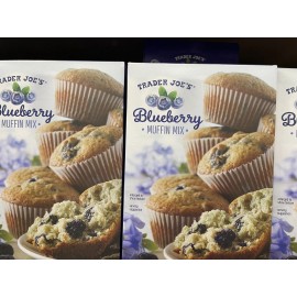 Trader Joe's 2 Packs Trader Joe's Blueberry Muffin Mix 18.1 oz Each Pack, Total 36.2 oz