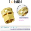 AOPANDA Brass Garden Hose Threaded 3/4 GHT Female to 1/2