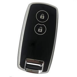 [Kinotaka] Suzuki Nissan TPU Smart Key Case Wagon R Wagon R Stingray Swift MR Wagon Selvo Escudo Key Cover Perfect, Black