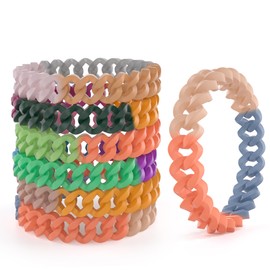 BuggyBands Rainbow Mosquito Repellent Bracelets, 19 Pack DEET-Free Insect & Bug Repellent Bands for Adults and Kids, Individually Wrapped Fashionable Wristbands