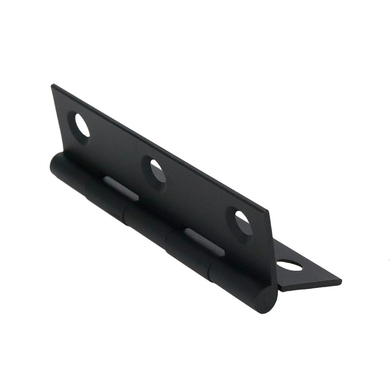 Mcredy 2.5" Cabinet Hinges Black Brass Door Hinges with Screws