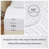 CozyLux Twin XL Comforter Set White, 5 Pieces Twin Extra