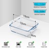 NUTRIUPS Borosilicate Glass Oven Dish 12cm Mini Oven Proof Dishes