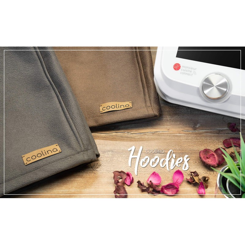 coolina® Hoodie in Brown - Protective Cover for Monsieur Cuisine