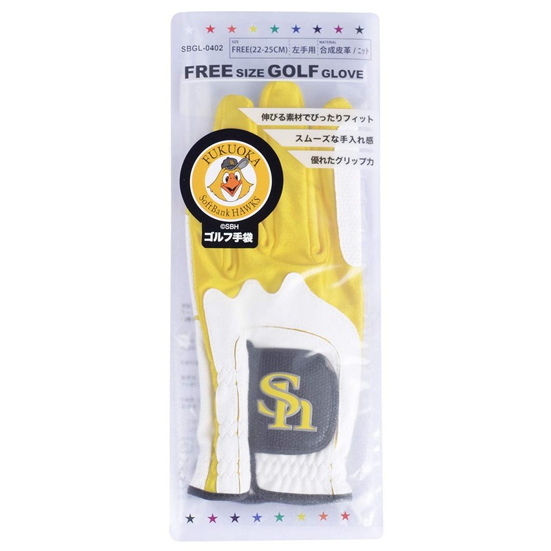 REZAX Golf Glove Fukuoka Softbank Hawks One Size Golf Glove