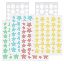 Absorptions Acne Pickel Patches Set, 232 Stück Hydrokolloid Anti Pickel Patch, Wasserdichte Atmungsaktive Acne Patch, Sterne und Runde Pickel Patches, Sterne Pickel Pflaster für Akneflecken