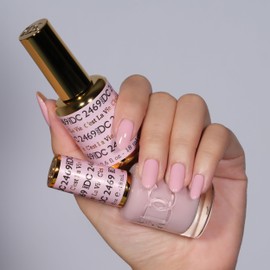 DND Gel DC Sheer Polish Set - 1 each of Gel Polish and Nail Polish, C’est la Vie, 0.5 Fl Oz