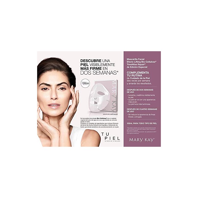 Mascarilla Facial Efecto Lifting Bio-Cellulose Timewise Repair