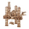 Wood Trick Offshore Rig Platform Wooden 3d Mechanical Model Kit