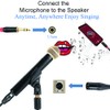LFHUKEJI 3.5mm 1/8 inch to XLR Male Microphone Unbalanced Cable,TRS