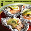 Biocean 500 Pre-Cut Aluminum Foil Sheets, 9" x 10.75" Pop-Up
