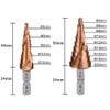 HSS Co Cobalt Step Bit Step Drill Hex Shaft Bamboo