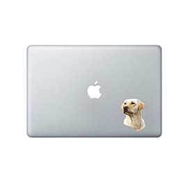 Yellow Lab Laptop Decal - 3" tall
