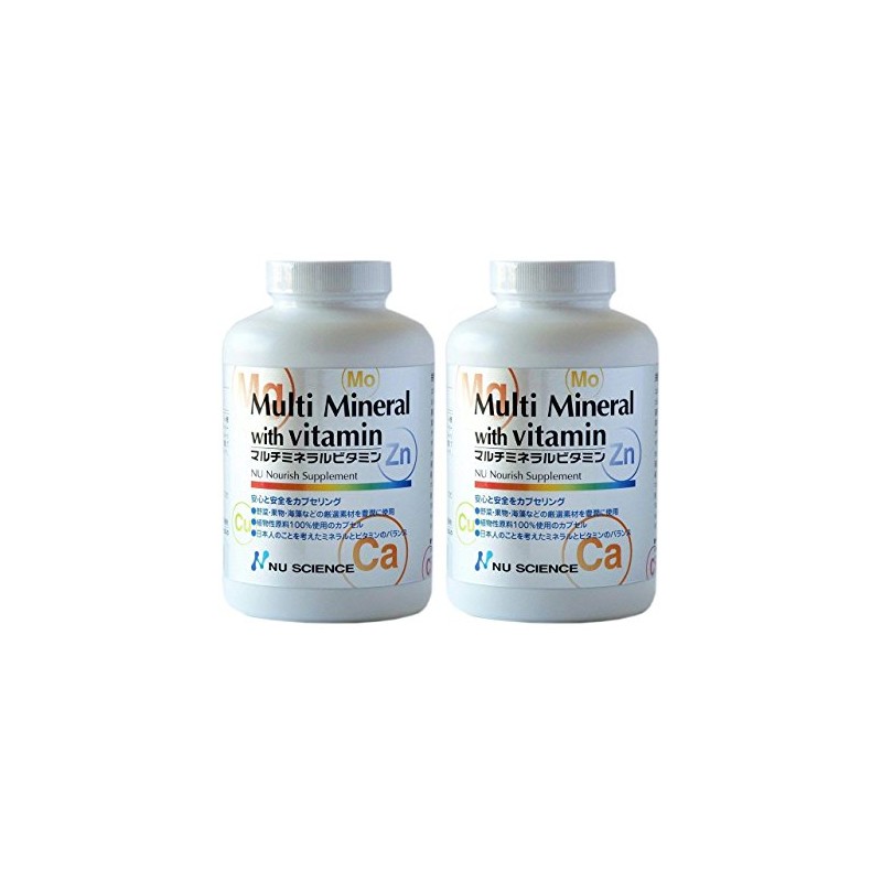 New Science Multi Mineral Vitamins, 180 Capsules, 2 Count