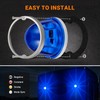 2PCS Watermelon Lights Strobe & Constant Dual Function Blue Auxiliary