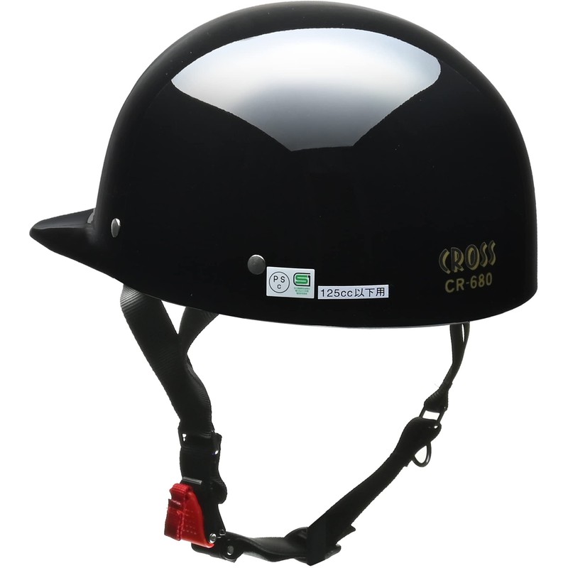 LEAD CR680 Motorcycle Helmet Cross Half Black Free