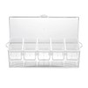 IVYHOME Ice Chilled 5 Compartment Condiment Server Caddy | Fruit