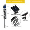 Hvatry Solar Address Sign, Waterproof House Numbers for Outside Light