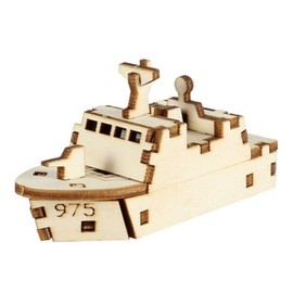 Yeonggongbang DIY Wooden Model Assembly Kit: Run, Admiral Yi Sun-sin YM861-15 / DIY 나무 모형 조립 키트 달려라 이순신함 YM861-15