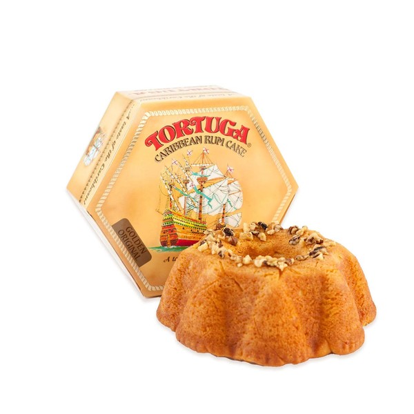 TORTUGA Caribbean Original Rum Cake with Walnuts - 16 oz Rum Cake 2 Pack - The Perfect Premium Gourmet Gift for Stocking Stuffers, Gift Baskets, and Christmas Gifts - Great Cakes for Delivery