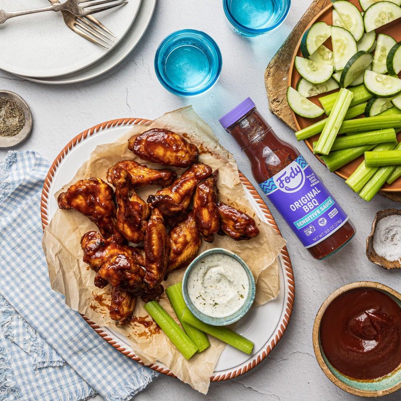 Fody Foods Original BBQ Sauce, 9.8 Oz, Garlic and Onion