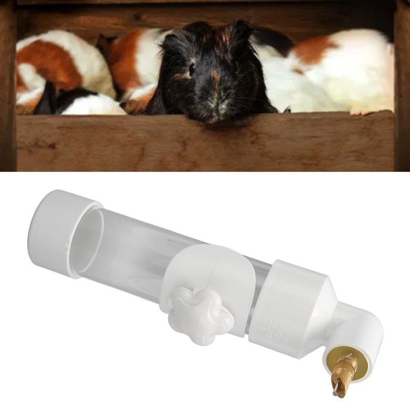 Small Animal Water Bottle Large Capacity Leakproof Transparent Rabbit Water